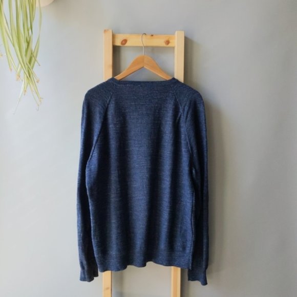J. Crew French Terry Raglan Slub Pullover Sweater - Picture 3 of 8